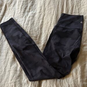 lululemon athletica Wunder Under 28” Black Camo Leggings